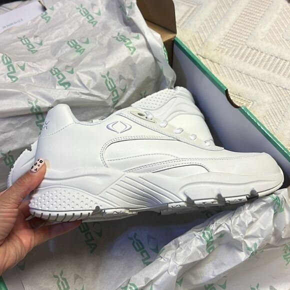 APEX -  Lace Walking Shoe - X Last - White - Picture 5 of 7